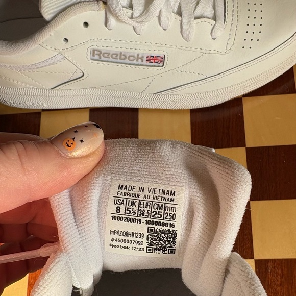 Reebok Club C 85, All White, Women’s Size 8, Excellent Condition - Picture 6 of 6